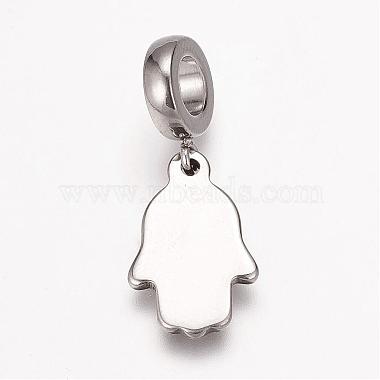 304 Stainless Steel European Dangle Charms(OPDL-K001-05AS)-2