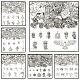 60個10スタイルの合金ペンダント(FIND-YW0006-44)-2