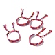 Polyester-cotton Braided Rhombus Pattern Cord Bracelet(FIND-PW0013-001A-09)-1