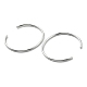 304 Stainless Steel Cuff Bangles for Women Men(STAS-B082-08P)-4