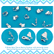 20Pcs 5 Styles Alloy Clip-on Earring Findings(FIND-UN0002-38P)-5