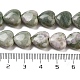 brins de perles de jade de la paix naturelle(G-B022-31C)-5