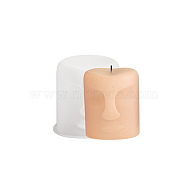 3D DIY Silicone Candle Molds, Scented Candles Molds, Column, 76x64x78mm, Inner Diameter: 66x57mm(DIY-K073-28C)