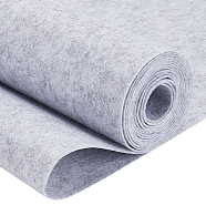 Polyester Felt, Fabric, Rectangle, Light Grey, 40x0.1cm, 3m/roll(DIY-WH0146-04T)