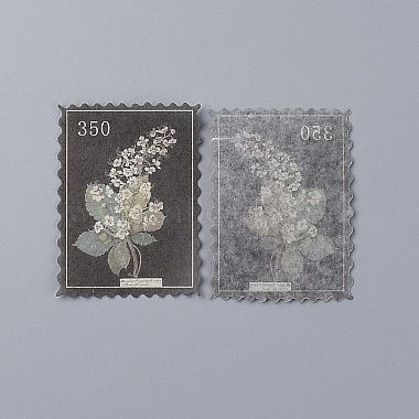 Vintage Briefmarken-Aufkleber-Set(X-DIY-B008-03D)-2