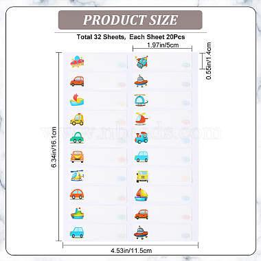 Self-Laminating Write-On Waterproof Baby Bottle Labels(DIY-WH0504-25D)-2