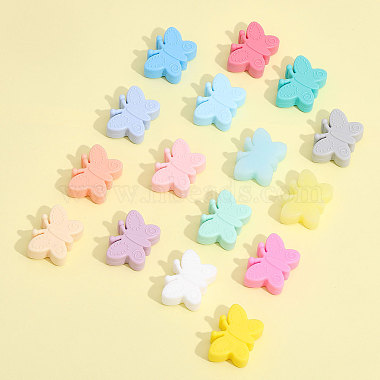 16Pcs 16 Colors Food Grade Eco-Friendly Silicone Beads(SIL-CA0002-17)-3