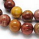 Natural Mookaite Round Bead Strands(G-N0166-09-6mm)-2