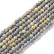 Natural Yellow Turquoise(Jasper) Beads Strands(G-H245-02A)-1