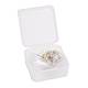 4 Pairs 2 Style Brass Mirco Pave Clear Cubic Zirconia Stud Earring Findings(EJEW-ZZ0001-01)-6