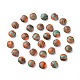 Handmade Frosted Lampwork Beads(LAMP-H058-06)-1