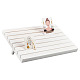 7-Slot Wooden Place Card Display Stands(ODIS-WH0029-52D)-1