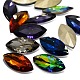 Faceted Horse Eye Glass Pointed Back Rhinestone Cabochons(RGLA-A011-13x27mm-SM)-1
