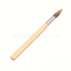 Natural Agate Burnisher Knife, Craft Polishing Tool, for Gold and Silver Polishing Tool, BurlyWood, 225x13~13.5x5mm(TOOL-WH0121-94)