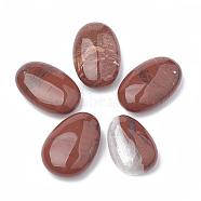 Natural Red Jasper Oval Palm Stone, Reiki Healing Pocket Stone for Anxiety Stress Relief Therapy, 38~43x27~30x14~16mm(G-S330-37)