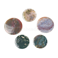 Natural Indian Agate Cabochons, Flat Round, 53~75x3~7mm(G-F586-B)