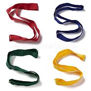 AHADEMAKER 40Pcs 4 Colors Polyester Medal Neck Ribbons, Badge Holder Lanyard, with Iron Split Rings, Mixed Color, 78x25x0.4mm, 10pcs/color(AJEW-GA0004-23)