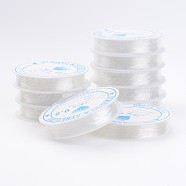 Clear Elastic Crystal Thread, Stretchy String Bead Cord, for Beaded Jewelry Making, 0.5mm, about 13.67 yards(12.5m)/roll(EW-0.5D)