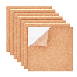 Cork Insulation Sheets, for Coaster, with Adhesive Back, Wall Decoration, Party and DIY Crafts Supplies, Square, BurlyWood, 30x30x0.4cm(AJEW-BC0006-21)