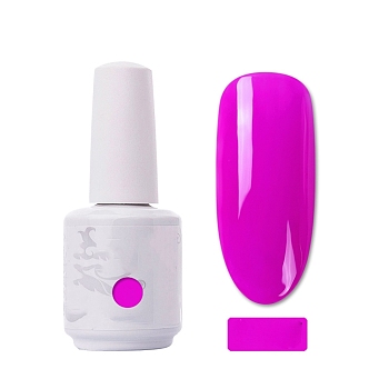 15ml Special Nail Gel, for Nail Art Stamping Print, Varnish Manicure Starter Kit, Magenta, Bottle: 34x80mm