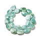 Brins de perles de verre naturel(G-I247-34C)-3