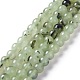 Natural White Jade Imitation Prehnite Beads Strands(G-I299-F12-6mm)-1