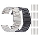 dicosmetic 2pcs 2 couleurs 303 bracelets de montre à dégagement rapide en acier inoxydable(FIND-DC0001-20)-1