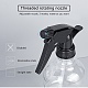 250ml Empty Plastic Spray Bottles with Black Trigger Sprayers Clear Trigger Sprayer Bottle with Adjustable Nozzle for Cleaning Gardening Plant Hair Salon(AJEW-BC0005-71)-3