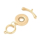 Brass Micro Pave Clear Cubic Zirconia Toggle Clasps(KK-K391-26G)-3