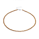 Electroplate Glass Beaded Necklaces(NJEW-JN02793-04)-1