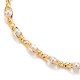 Ensembles de bijoux de chaînes de perles faites à la main en laiton(SJEW-JS01144)-3