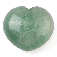 Natural Green Fluorite Thumb Massage Stone, Heart Pocket Palm Stones, for Relaxing, Pain Relief, 40~41x45x24~26mm(G-I367-06J)