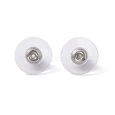 304 Stainless Steel Bullet Clutch Earring Backs(STAS-I016)-2