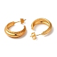 Rack Plating Brass Round Stud Earrings(EJEW-R151-02G)-2