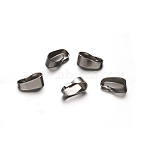 Tarnish Resistant 201 Stainless Steel Snap on Bails, Stainless Steel Color, 7x3.5x3.5mm, Inner Diameter: 6x3mm(Y-STAS-D111-08)