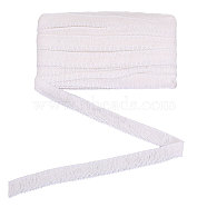 Polyester Tassel Fringe Trimming, for Garment Accessories, Curtain Blanket, White, 25x1mm(OCOR-WH0090-006B)