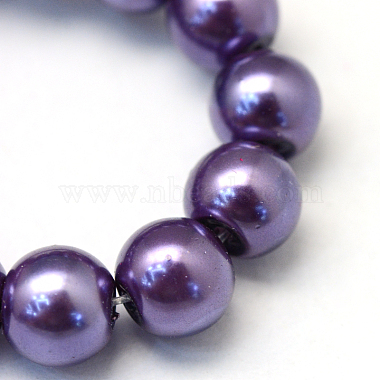 Baking Paint Glass Pearl Bead Strands(X1-HY-Q003-3mm-59)-3