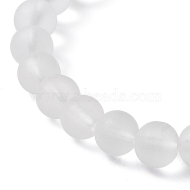 Ensemble de bracelets extensibles en perles rondes en hématite synthétique et verre de style 2pcs 2(BJEW-JB10050-04)-5