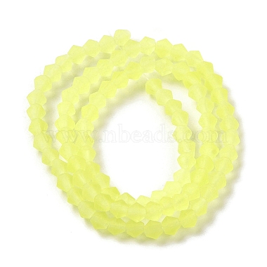 Imitate Austrian Crystal Frosted Glass Beads Strands(GLAA-F029-TM3mm-B21)-2