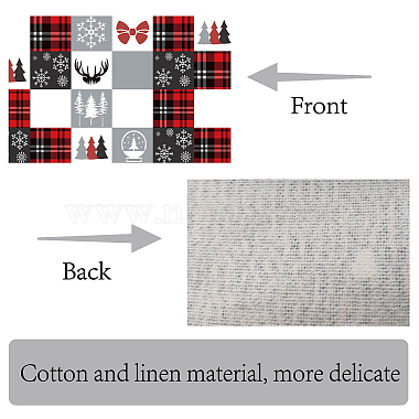 Cotton and Linen Table Runner for Dining Table(DJEW-WH0014-002)-4