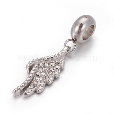 29mm Wing Stainless Steel Dangle Beads