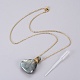 Natural Labradorite Openable Perfume Bottle Pendant Necklaces(G-K295-A03-G)-1