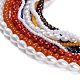 Bohemian Glass Beaded Multi Layered Necklaces for Women(NJEW-K384-02B)-3