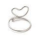 201 Stainless Steel Wrapped Fing Rings for Women(STAS-K247-03P)-2