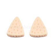 Opaque Resin Cabochons, Cheese, PeachPuff, 16x13.5x5mm(CRES-N021-159)