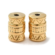 304 Stainless Steel Beads, Column, Real 18K Gold Plated, 8.5x5.5mm, Hole: 1.5mm(STAS-I203-29G)