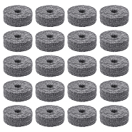 Felt Drum Cymbal Washers, Musical Instrument Replacement Accessories, Gray, 40.5x14.5mm, Hole: 10.5mm, 10pcs/bag(FIND-WH0044-76)