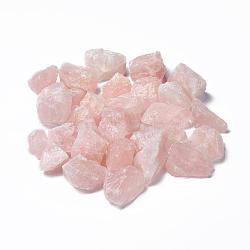 Rough Raw Natural Rose Quartz Beads, for Tumbling, Decoration, Polishing, Wire Wrapping, Wicca & Reiki Crystal Healing, No Hole/Undrilled, Nuggets, 30~50x28~32x22~23mm, about 34pcs/1000g(G-F710-03)