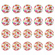 28Pcs 2 Styles UV Plating Iridescent Transparent Acrylic Beads(OACR-TA0005-09)-3