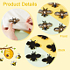 Bee Shape Felt Ornament Accessories(PATC-WH0005-27)-4